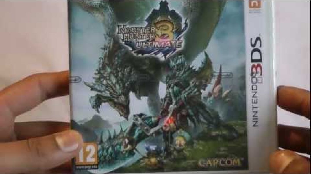 ⁣MONSTER HUNTER 3 ULTIMATE 3DS UNBOXING UK