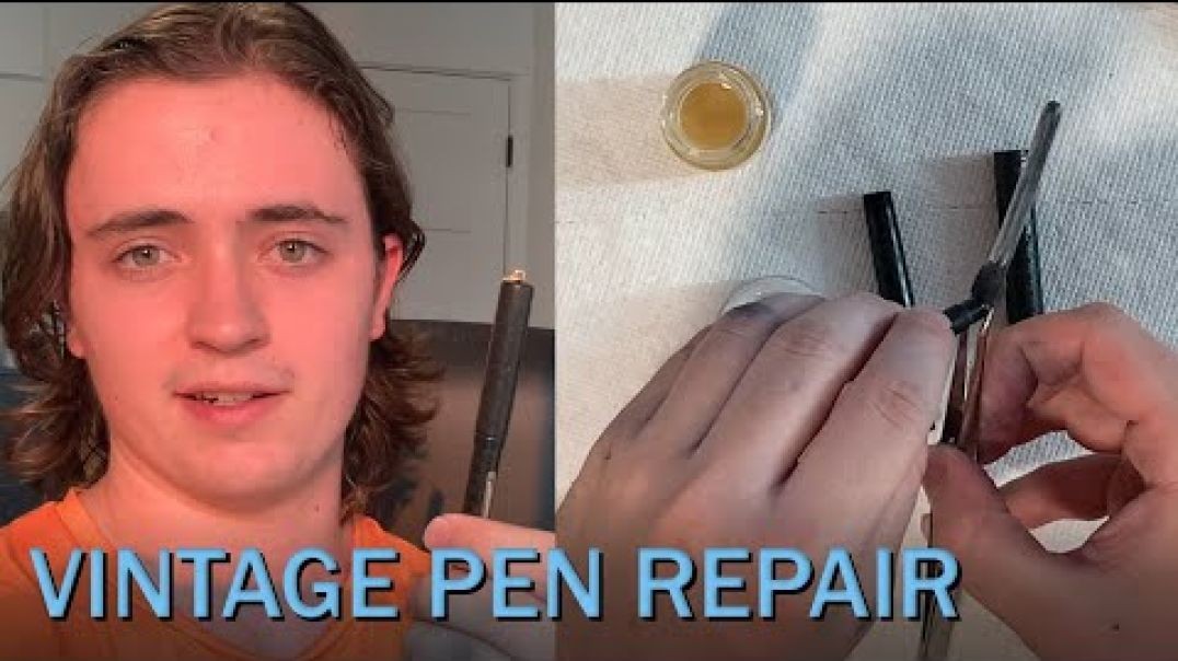Restoring a vintage Waterman flex nib fountain pen