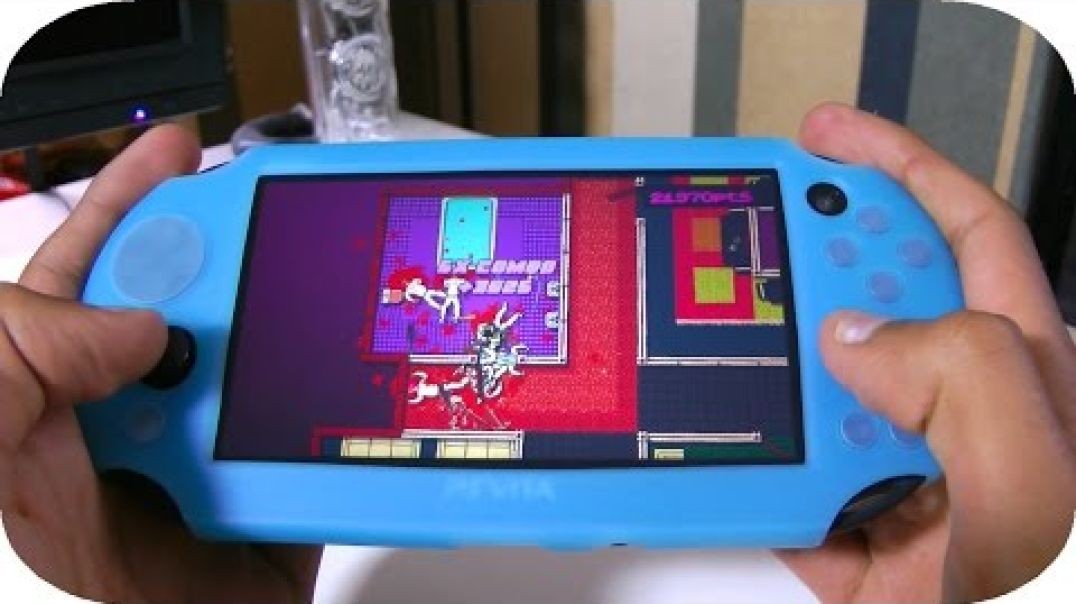 ⁣Wow, Hotline Miami on the PS Vita is Pretty Awesome!