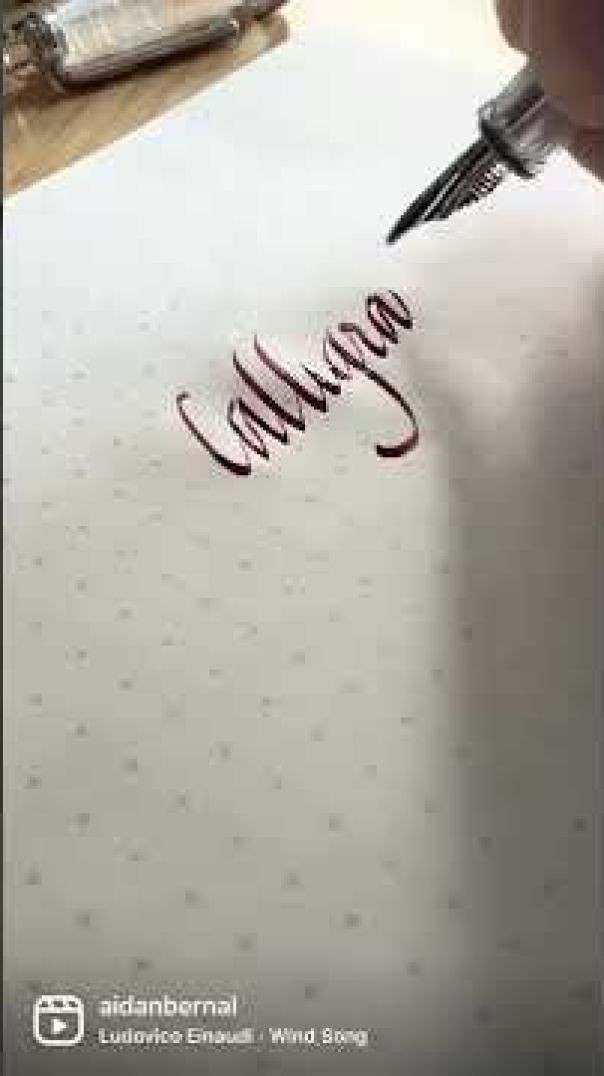 Italic Calligraphy with a 2.0 mm italic Monteverde Monza ID! #fountainpens