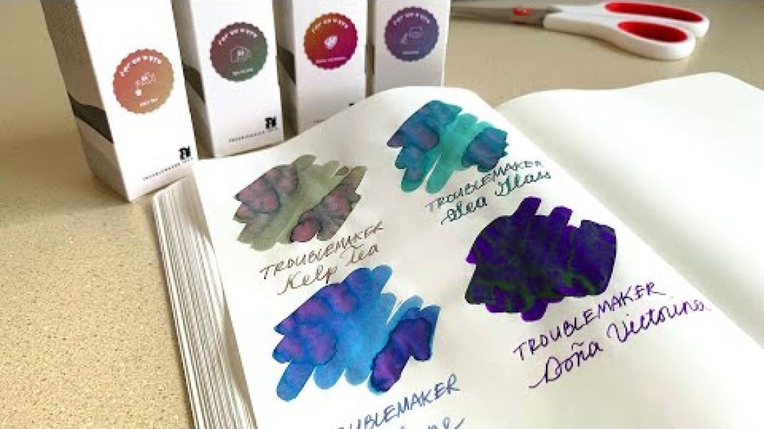 Troublemaker Inks - Testing some of their most popular and unique colors